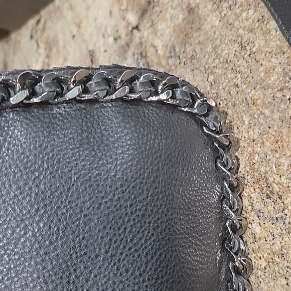 Zara NWOT  Black Studded Messenger Bag - Picture 2 of 6